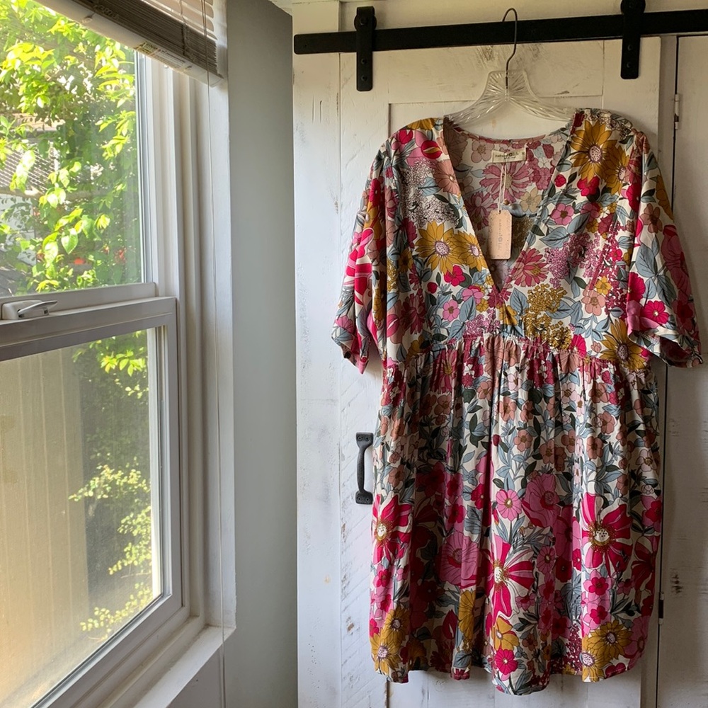 Stella V-Neck Dress by Natural Life